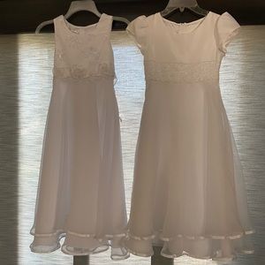 (2) Communion or Flower Girl dresses